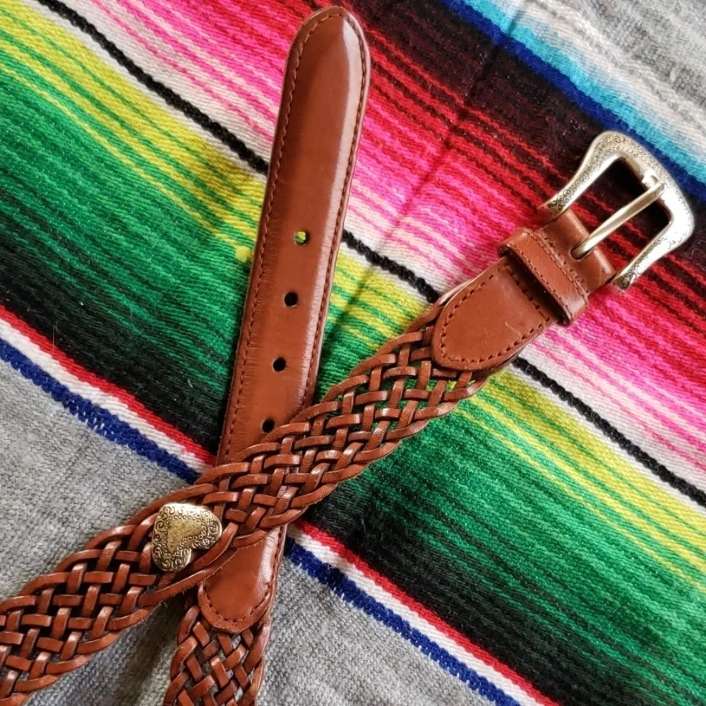 Fossil braided woman belt M